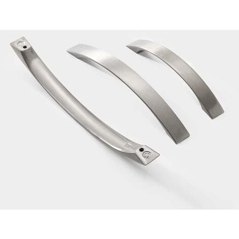 ZOLGINAH Lot de 10 Poignee de Meuble Cuisine - Chromées- Poignées de Porte Nickel Brossé Poignee de Cuisine inox Entraxe 160mm