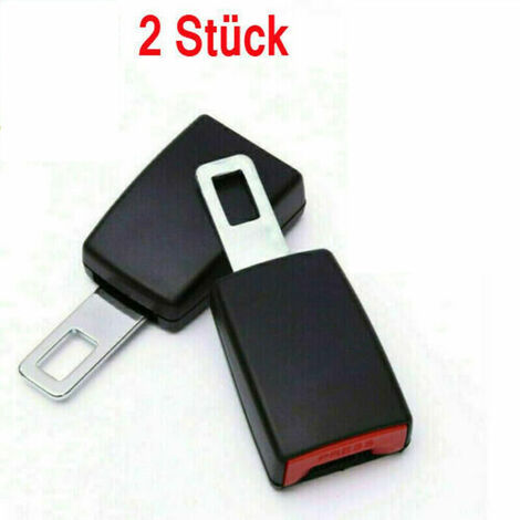 2X Clip De Verrouillage De Boucle D'Extension D'Extension De Ceinture De Sécurité De Voiture Réglable