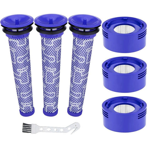 Kit de filtres pour aspirateurs tels que Dyson 900228-01, 905401-01, filtre  Hepa, filtre pré-moteur, Dyson, Accessoires pour aspirateurs, Ménage