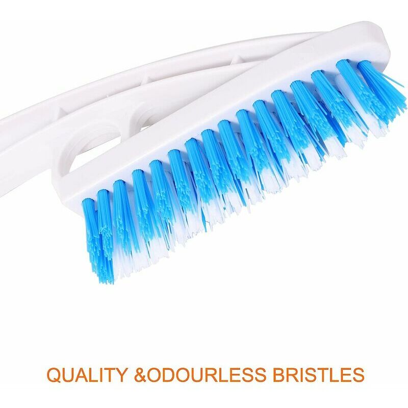 Brosse à récurer pour joints de carrelage avec poils en nylon, utilisation  pour un nettoyage en