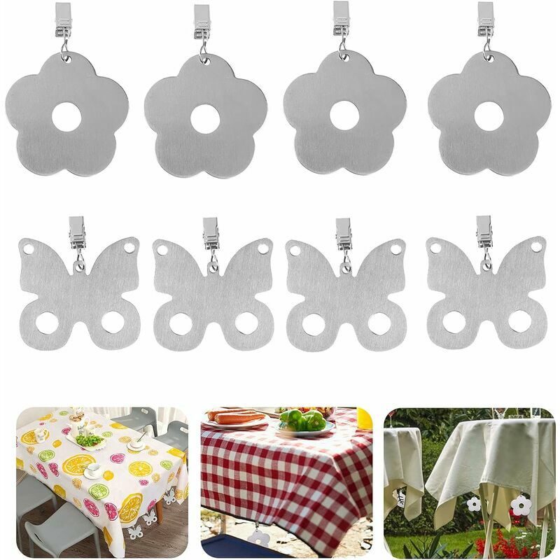 pince nappe blanche ,1 pince nappe ,ouverture maxi de 5 cm, fixation nappe