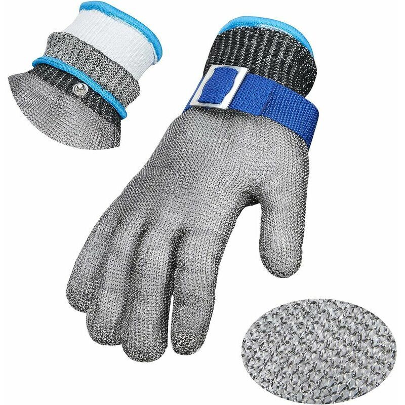 Anti Coupure Gants De Travail Protection Haute Performance Niveau 5 Gant  Protection Cuisine Pour Dcoupe De Viande, Filet De Poisson, Mandoline,  D'hu?t