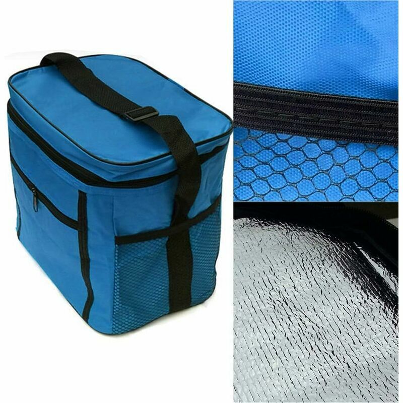 Sac isotherme pliable, petit sac isotherme, sacs à lunch étanches, sac  isotherme avec fermeture éclair, sac de pique-nique adapté (bleu marine)