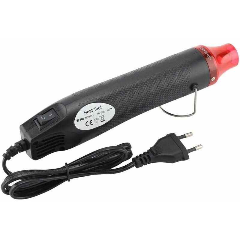 Mini Décapeur Thermique, Pistolet à Air Chaud Portable Mini Heat Gun 300W  Bricolage électrique Outil Gaufrage pour le Bricolage et le Gaufrage Sous  Film Thermo Rétractable ou Séchage