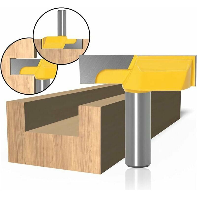 Fraise à rainurer en V - Super outil 32 mm × 150 ° - Pointe en carbure de  type V à rainure en V - Fraise à rainurer CNC - Gravure 3D bois - Avec tige