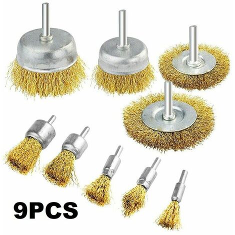 Buy kwb Wire brush set for drills 597530 4 pc(s)
