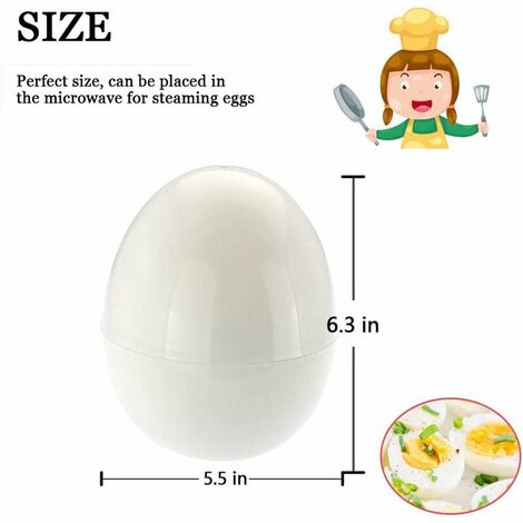 Micro Onde Cuiseur à Oeufs Egg Boiler Cooker Microwave Rapide Cuit