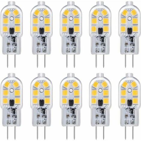 Acheter Ampoules à capsules halogènes à Base G4, à double broche, lampe de  remplacement LED 12V 5W-50W, économie d'énergie, 10 pièces
