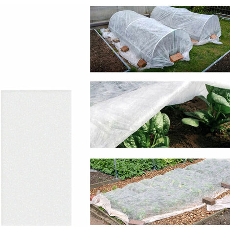 Protection de sol blanche non-tissée 120 ou 180 gr/m2