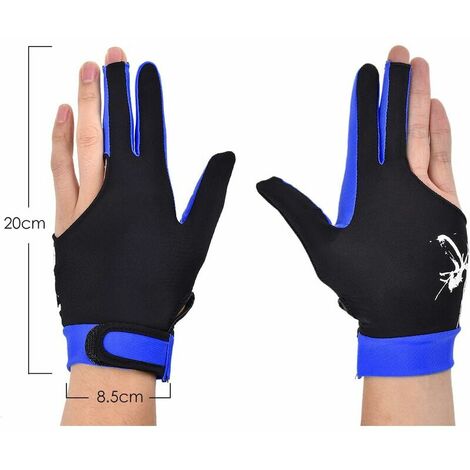 Gants de billard pour hommes, queue de billard, Snooker, mains