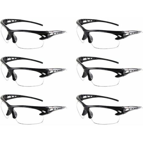 Lot de 3 lunettes de sécurité, anti-buée et protection UV Lunettes de  protection transparentes, lunettes de protection de sécurité, lunettes de  sécurité pour enfants Nerf Gun Battles, construction