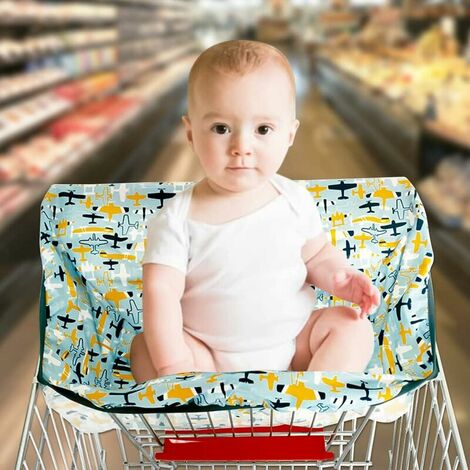 Coussin de protection pour caddie de supermarché pour enfants, housses de  siège pour bébé - AliExpress