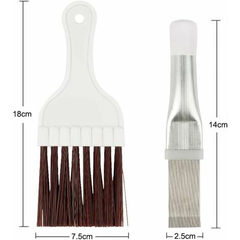 Climatisation Outil de nettoyage Radiateur Condenseur Fin Peigne Brosse  Réparation Pièces combinées