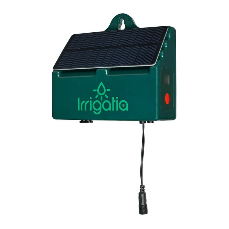 Automatic Watering System, Solar Powered, Weather Responsive, Eco-Friendly. Needs no power or plumbing. For garden/greenhouse/pots/hanging baskets. Irrigatia C12L Solar Automatic Watering System
