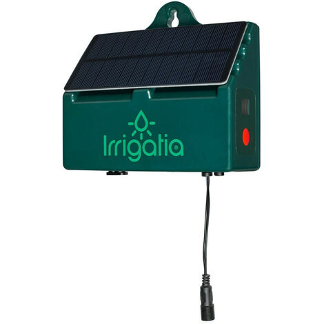 Automatic Watering System, Solar Powered, Weather Responsive, Eco-Friendly. Needs no power or plumbing. For garden/greenhouse/pots/hanging baskets. Irrigatia C12L Solar Automatic Watering System