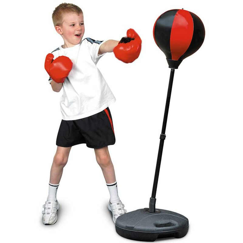 Dripex Punching Ball sur Pied Enfant Sac de Frappe Boxe avec Base