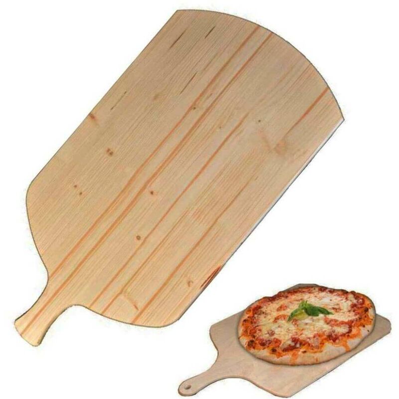 PLANCHE EN BOIS FORME PELLE A PIZZA RECTANGULAIRE BAMBOU