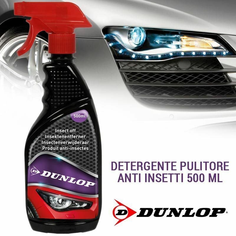 Dunlop Insect Off Cleaner 500 ML Pour les vrais phares de voiture
