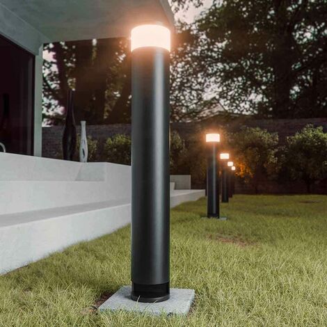Lampe d'extérieur sur pied moderne noire 80 cm avec LED IP44 - Esmee