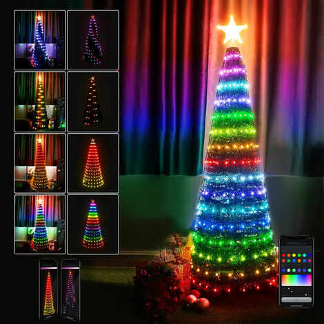 Sapin de Noël - Ambiance - avec 150 LEDs 150 cm