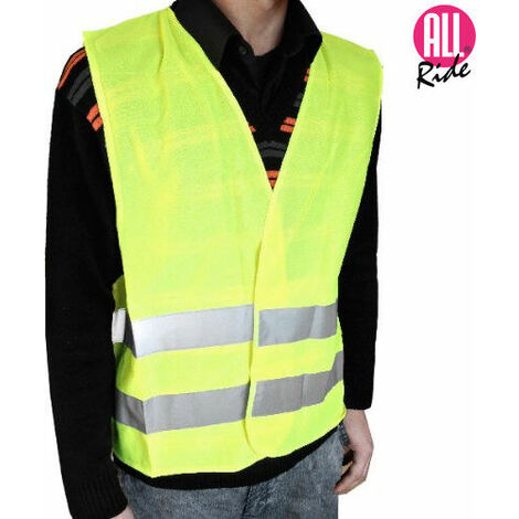 Autocollant Gilet jaune pour voiture, moto, scooter et camion.