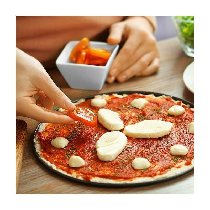Kit pizza inox haute qualité : pelle à pizza 30cm, plateau de