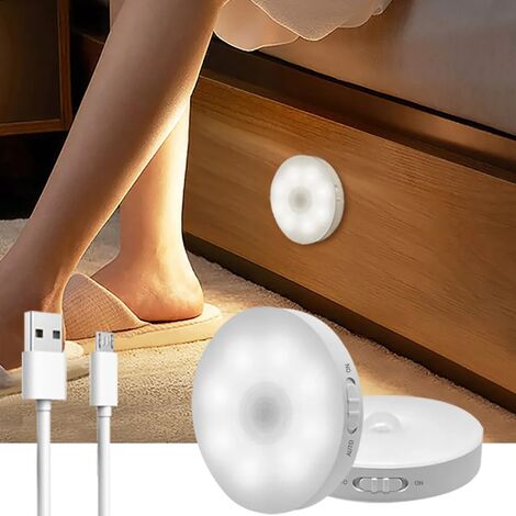 Lampe LED Rechargeable USB sans fil avec capteur de mouvement