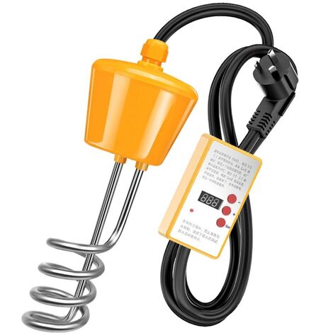 Tigrezy Thermoplongeur Thermoplongeur de Voyage 600 W pour Chauffer l'eau  bouillante au café