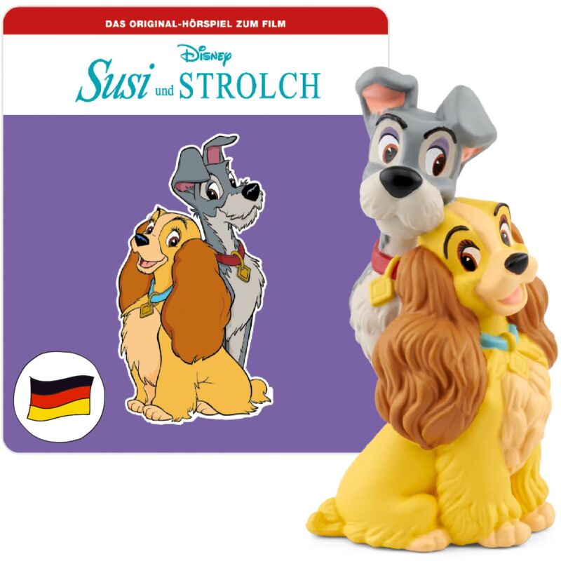 Disney Figur Und Strolch Vier Buchstaben tonies Disney Susi & Strolch
