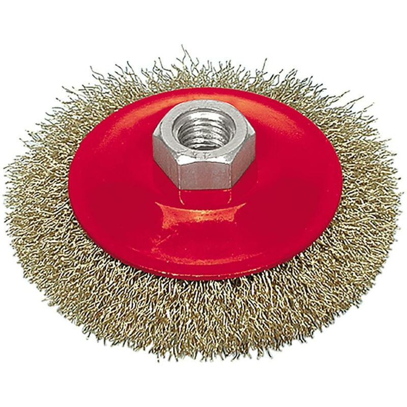 Cepillo Abrasivo De Rueda De Alambre Abrasivo Rueda De Pulir De Muebles