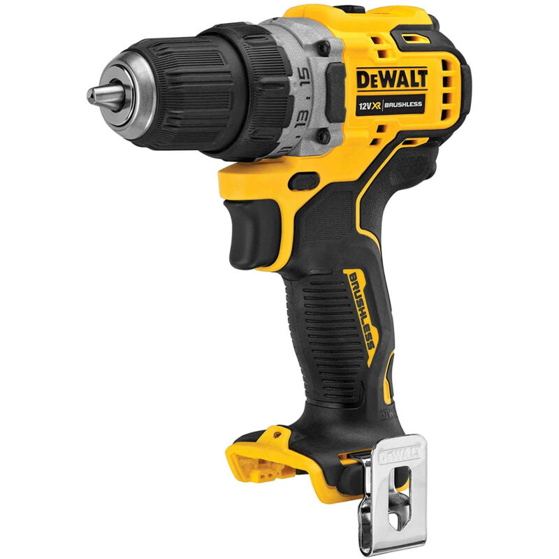 DeWALT DCD701N-XJ destornillador eléctrico y llave de impacto Negro, Amarillo