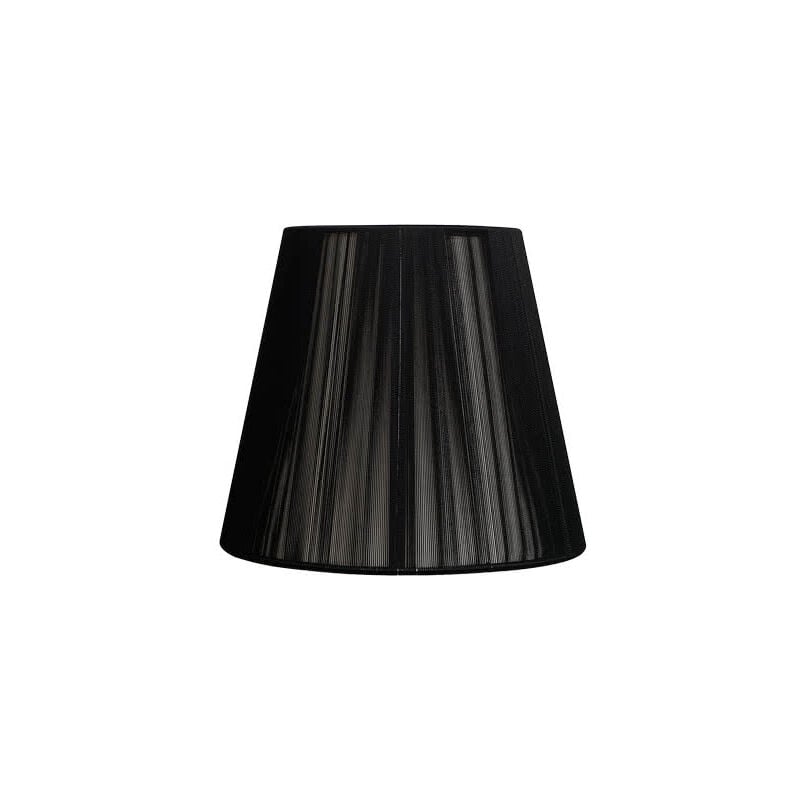 Pantalla conica hilo indira e27 negra (35x18x23)