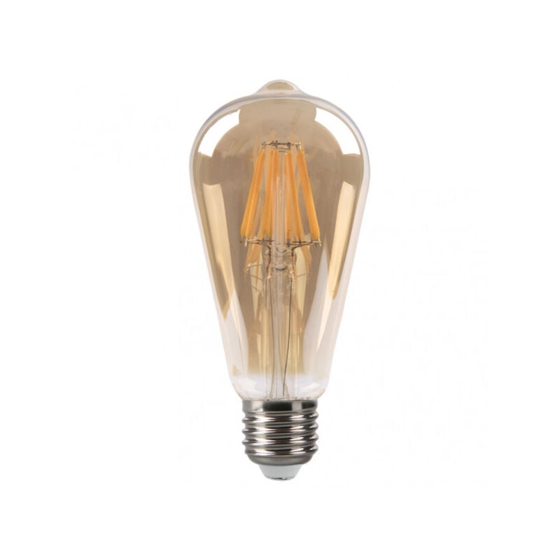 FABRILAMP Bombilla LED PEBETERO decorativa estilo clásico. 8W 750lm 2700K 30.000 horas Amabar