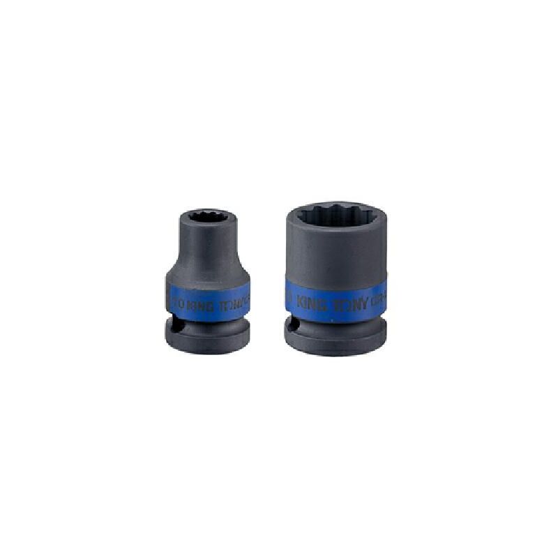 KING TONY Steckschlüssel 1/2 Zoll Bi-hexagonal 20 Mm – Langer Vasen-Antrieb, Chrom-Molybdän