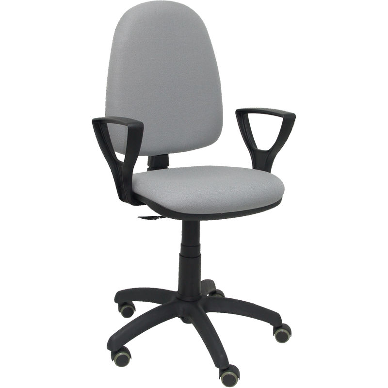 Silla De Escritorio operativa pyc ayna gris bf rp con ruedas antiarañazos brazos fijos tejido piqueras y crespo bali claro oficina modelo 04cp incluidos parquet