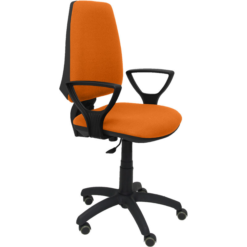 Piqueras Y Crespo elche silla de oficina tela naranja 109x46x46 cm escritorio operativa pyc cp bf rp con ruedas antiarañazos brazos fijos tejido bali parquet modelo 14cp