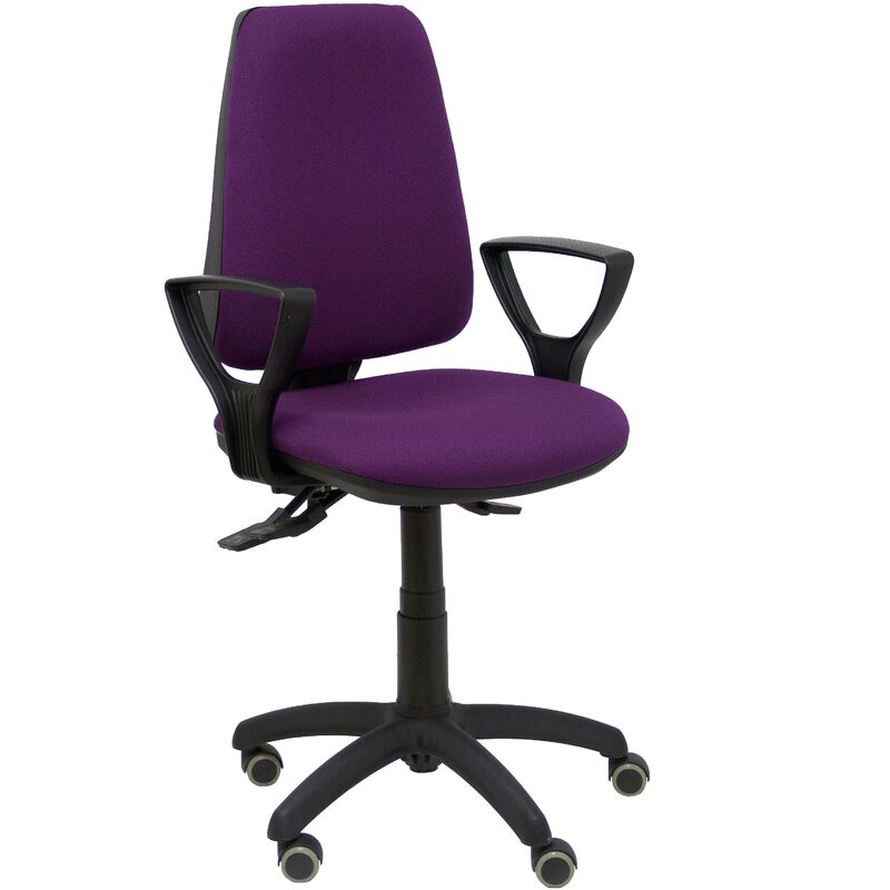 Piqueras Y Crespo elche silla de oficina tela morado 109x46x46 cm escritorio operativa pyc bf rp con ruedas antiarañazos brazos fijos tejido modelo 14s incluidos