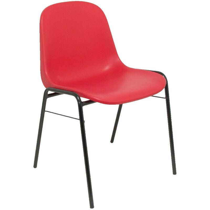 Conjunto De 2 sillas confidente piqueras y crespo alborea rojo pvc