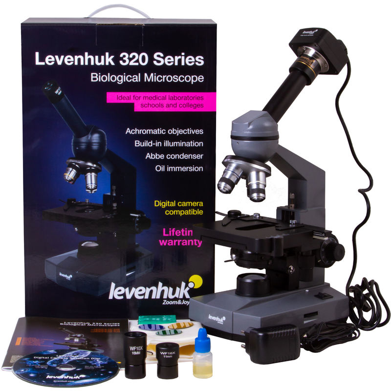 Microscopio digital monocular Levenhuk D320L PLUS 3.1M