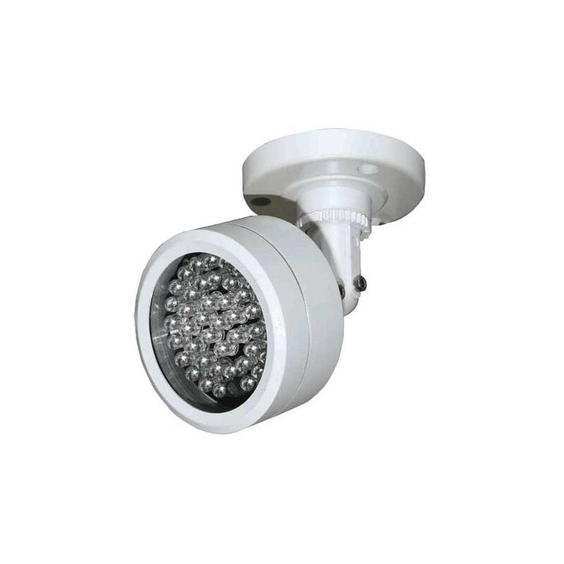 Ir40 Foco Infrarrojo 48 leds 850nm 60º ip66 alcance 40m iluminador cctv