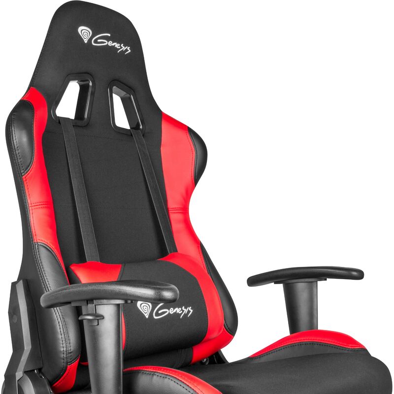 Genesis Natec Gaming Chair nitro550 Black-Red, Metal, Negro, One Size