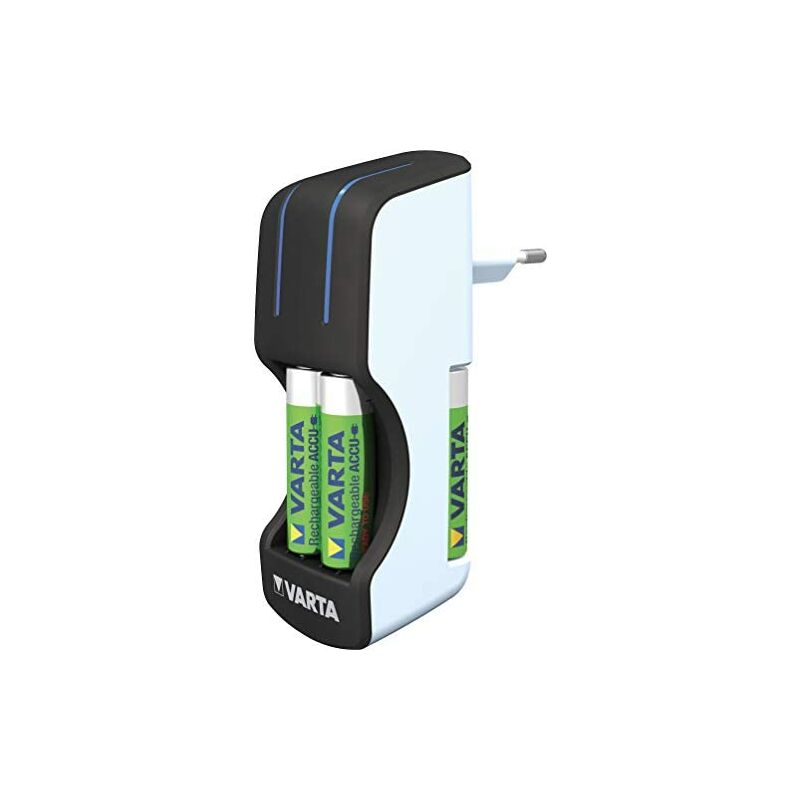 Cargador De Baterías varta pocket charger 2100 mah pilas y aaa incluye 4 1600