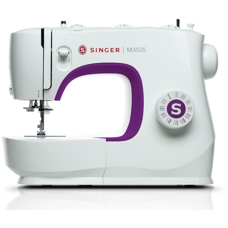 Singer M3505 - Máquina de Coser Portatil, Nuevo Modelo 2020, 34 Puntadas de Costura, útiles, elásticas, Decorativas, Automática, Fácil de Usar