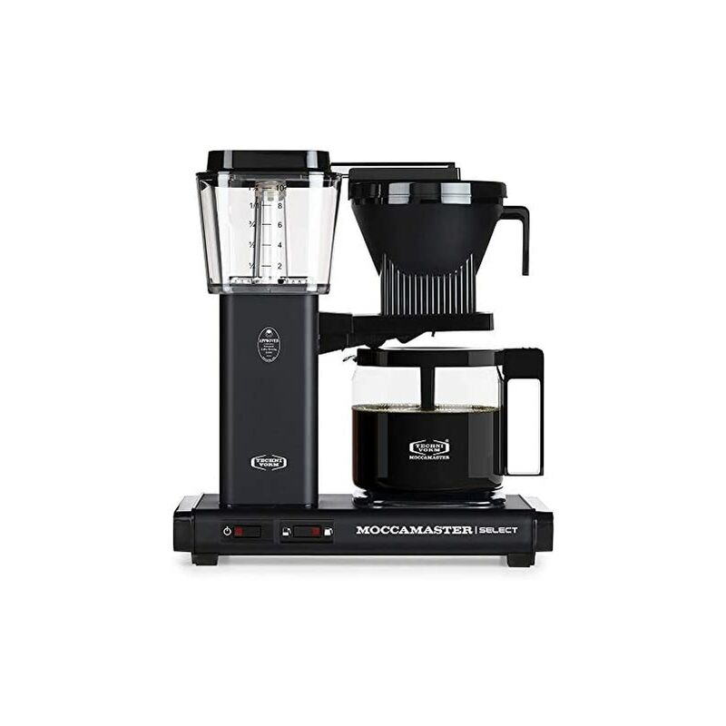 Moccamaster Kbg Select cafetera filtro negro mate 1.25