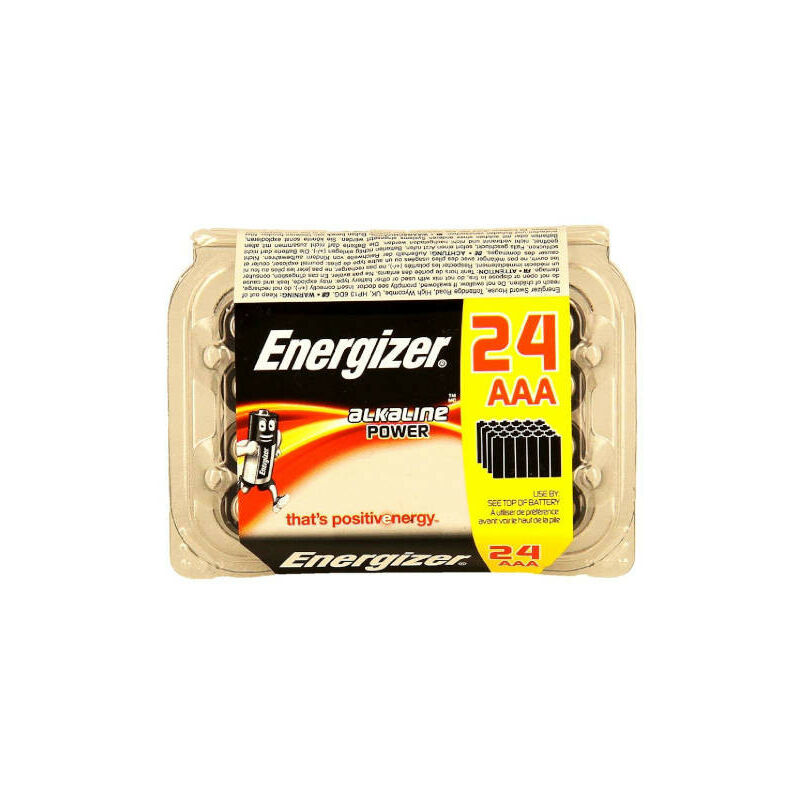 Caja 24 pilas alkalinas power tipo lr03 (aaa) energizer e300456502