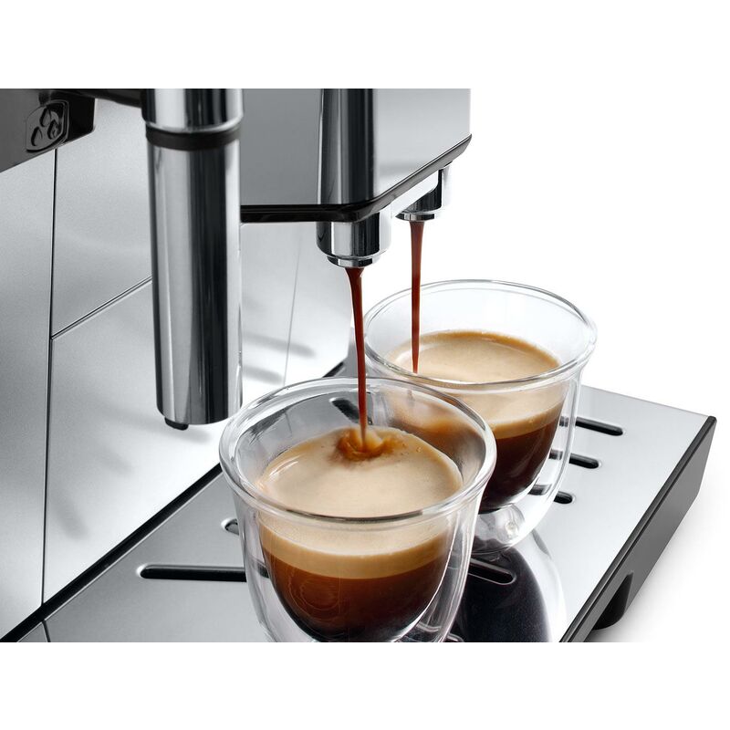 De'longhi Dinamica Ecam350.55.B - Cafetera superautomática, 1450w, función cappuccino, personalización variedad de bebidas, panel de control intuitivo con pantalla lcd y botones táctiles, negro