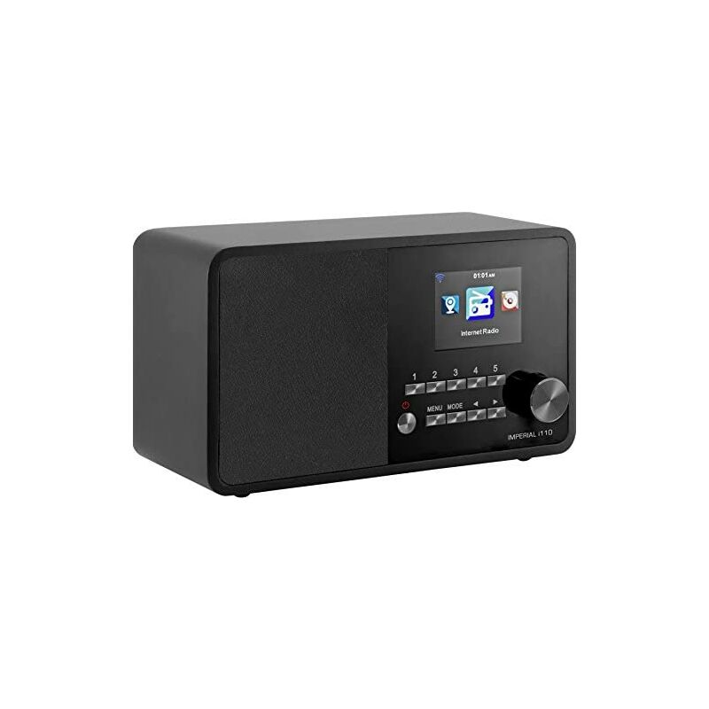 Imperial 22-321-00 i110 Radio Internet (TFT Pantalla a Color, WLAN, Line-out, Fuente Alimentación) Negro