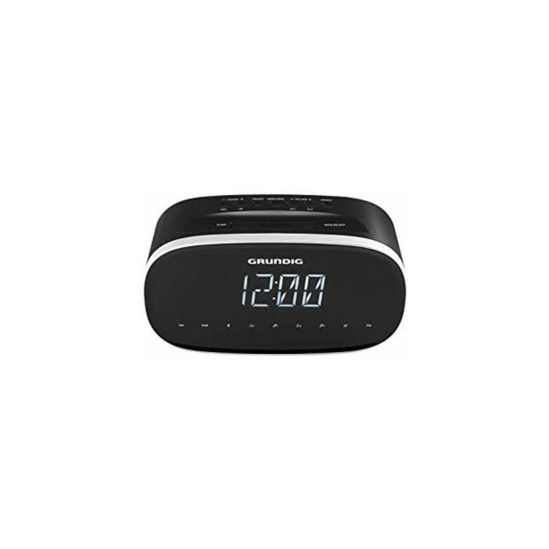 Despertador Grundig Sonoclock 3500 bt dab+ carga usb bluetooth sintonizador fm y color negro radio reloj
