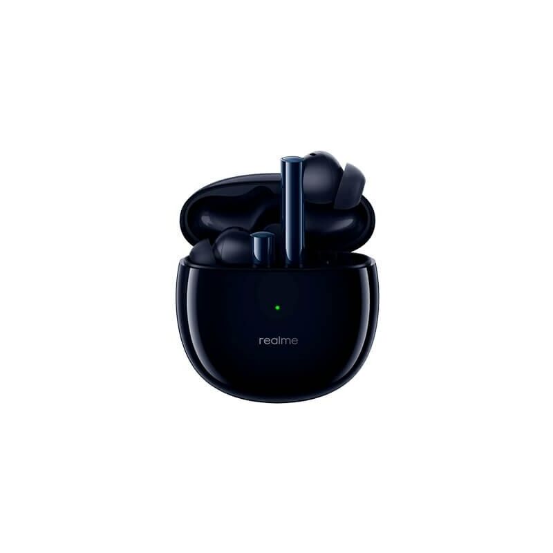 realme Buds Air 2 Auriculares Inalambricos, Cancelación de ruido activa, Auricular con Latencia superbaja de 88 msy, 10mm Hi-Fi Bass Boost Driver, IPX5 Ofrece Resistencia al Agua, Negro