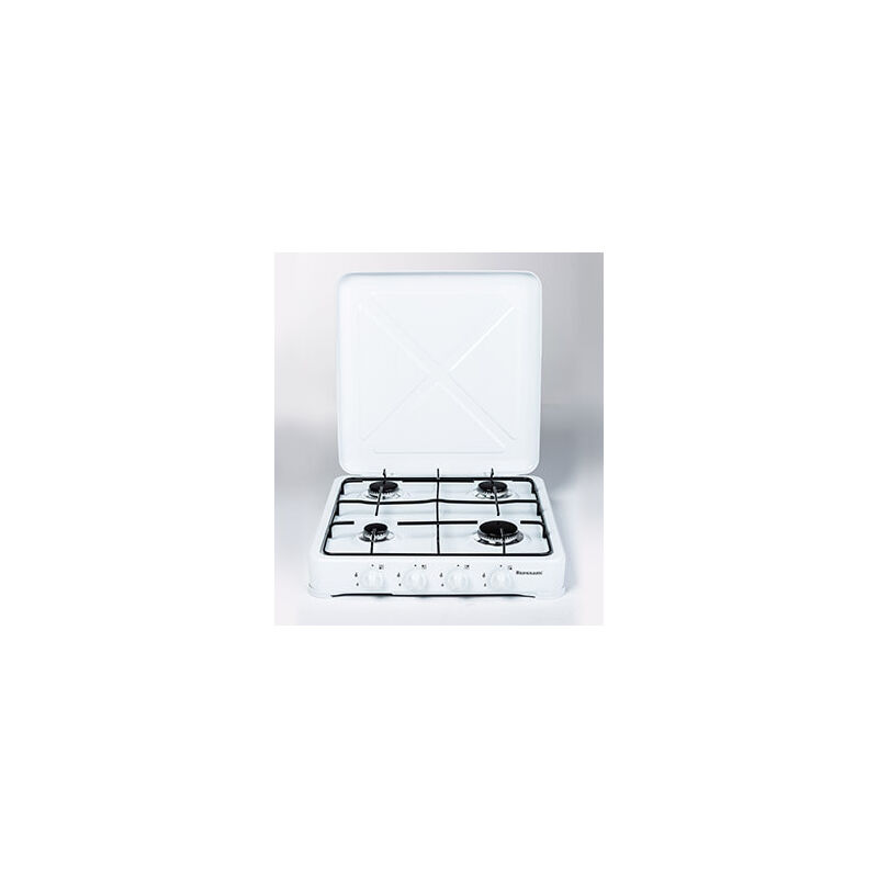 Ravanson k-04t hobs negro, blanco encimera encimera de gas 4 zona(s)